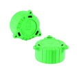 13-pin green parking plug by Powerpart, designed for secure vehicle connection and compatibility with trailer and towing systems.
