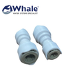 Whale straight reducer fitting, 15mm to 12mm, showcasing the connector's design and dimensions in the image.