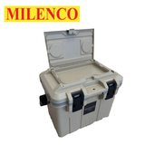 Milenco MyCoolMan 16ltr cooler and icebox with a sturdy design and vibrant color, perfect for outdoor use.