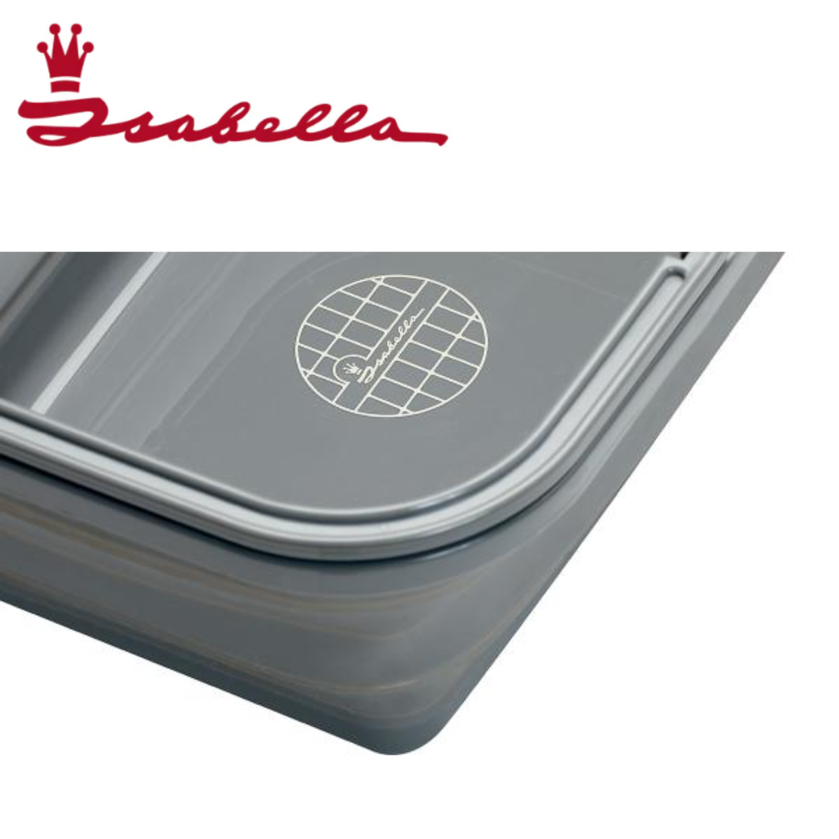 Isabella 16L folding washing up tub with handles, compact plastic basin for kitchen dishwashing and food prep.