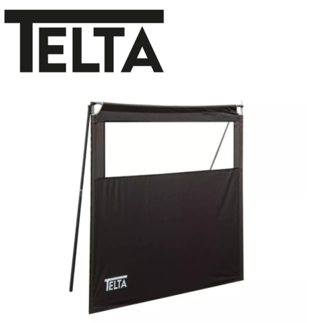 Telta TelTex 1-panel windbreak, lightweight outdoor wind protection with durable fabric, ideal for garden or patio use.
