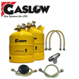 Gaslow Twin 2.7kg Cylinder Kit