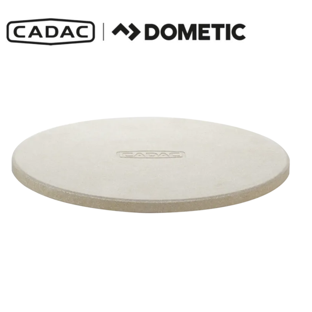 Cadac Dometic 25cm pizza stone for baking authentic homemade pizzas on a grill or oven.