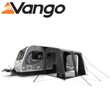 Vango Balletto Pro Air 260 Caravan Awning showcasing its spacious design and durable material in a camping setup.