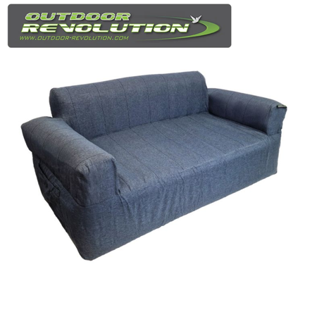 Outdoor Revolution Campese 2 seat sofa in a cozy outdoor setting with comfortable cushions and sturdy frame.