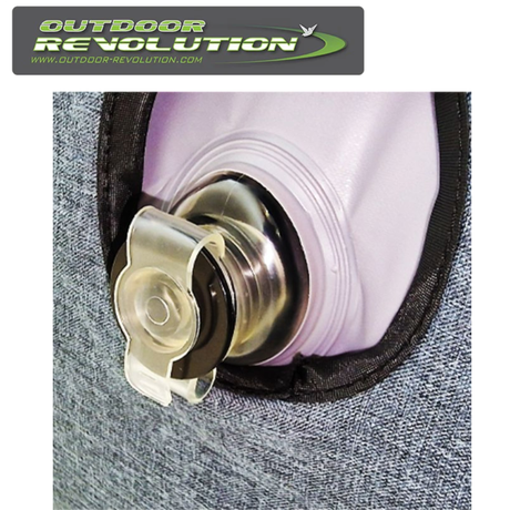 Outdoor Revolution Campese 2 Seat Sofa in a cozy outdoor setting, showcasing its comfortable cushions and durable fabric.