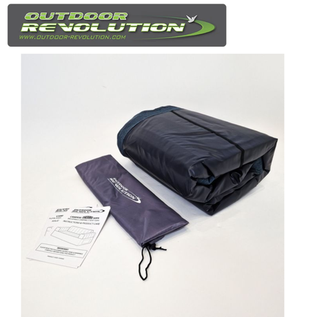 Outdoor Revolution Campese 2 Seat Sofa in a cozy outdoor setting, showcasing its durable fabric and comfortable cushions.