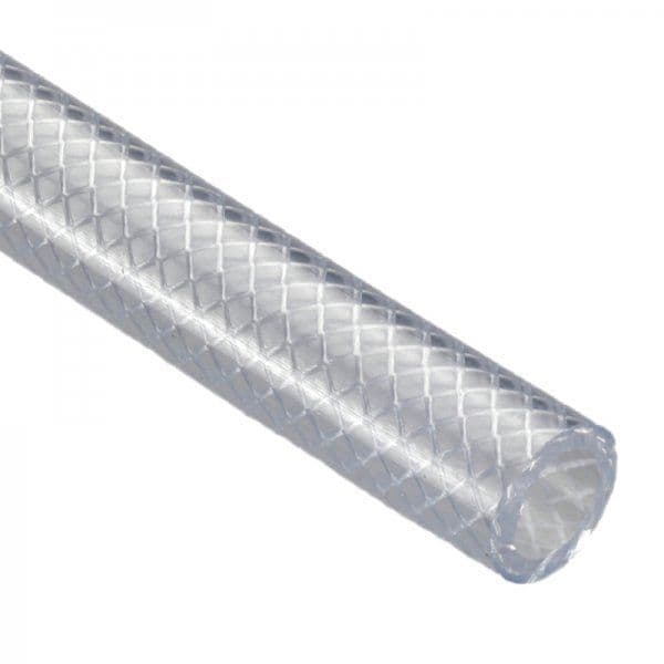 Clear 3/8" (10mm) Reinforced PVC Water Pipe