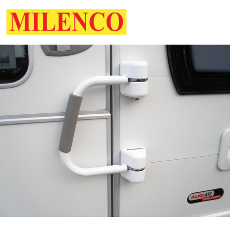Milenco Small Security 31 Handrail featuring a sturdy design for enhanced safety and support in various environments.