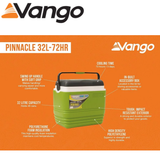Vango Pinnacle 32L Coolbox Green