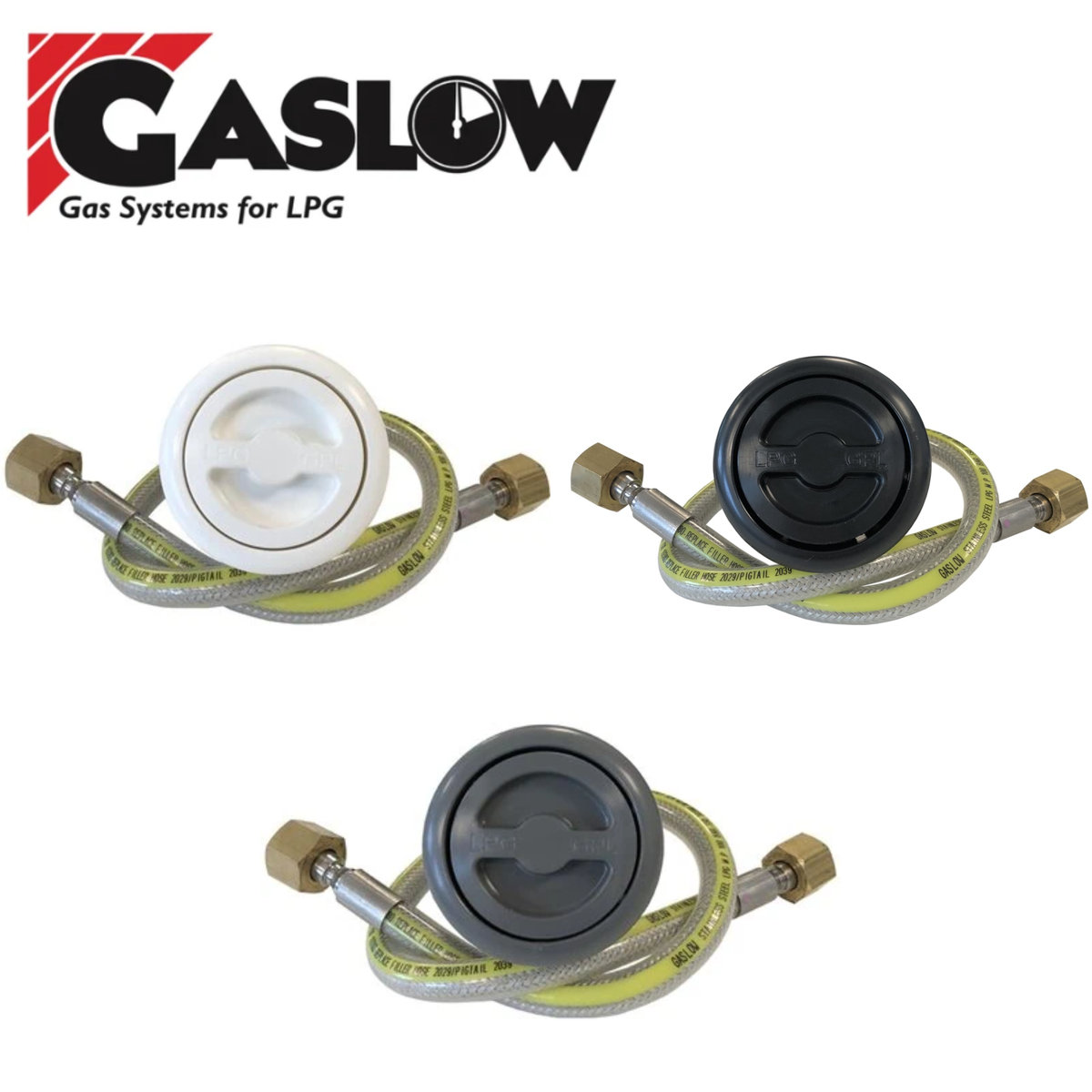 Gaslow Filler kit 0.6m in White, Grey and Black