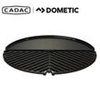 Cadac Dometic BBQ 2 Plancha with a flat cooking surface, stainless steel build, ideal for outdoor grilling and cooking.