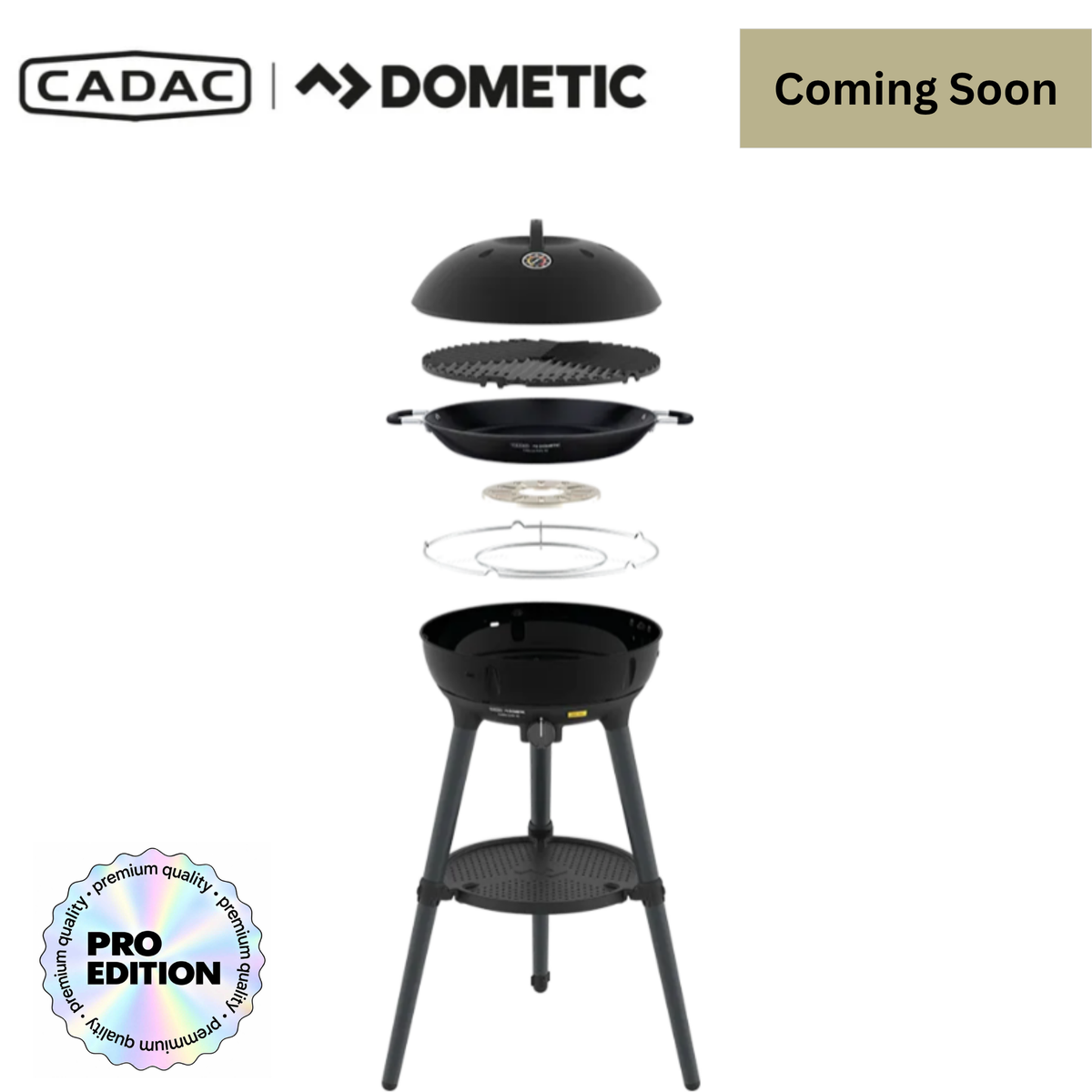 Cadac Dometic 50 Pro FFD BBQ/Paella Pan QR