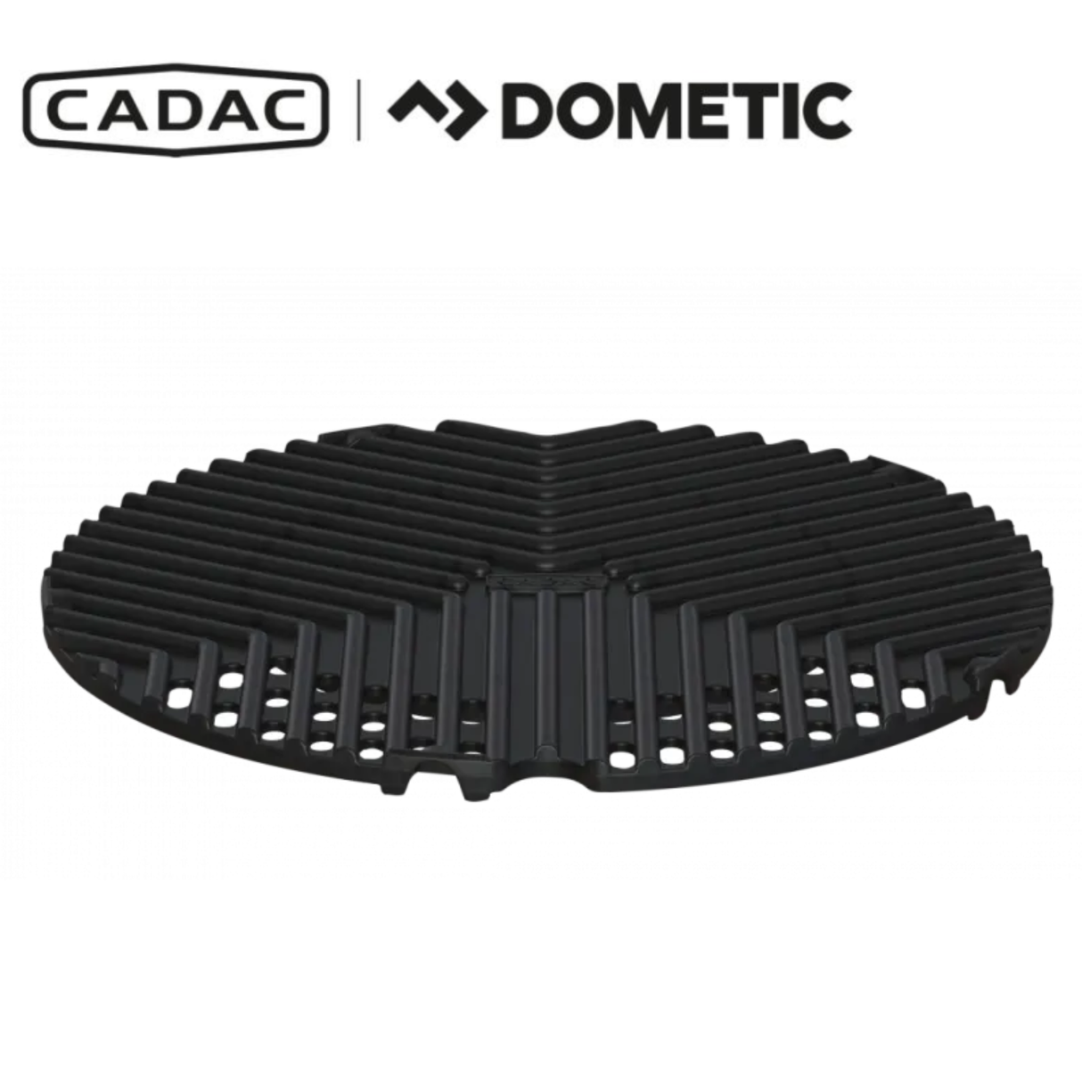 Cadac Dometic BBQ Grid 40 showing a stainless steel cooking surface with grilling bars for outdoor barbecue cooking.