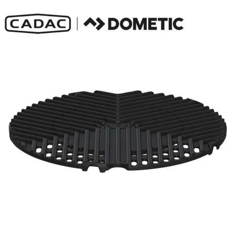 Cadac Dometic BBQ Grid 40 showing a stainless steel cooking surface with grilling bars for outdoor barbecue cooking.