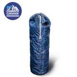 Maypole insulated gas bottle cover in grey, designed to fit a 47kg gas bottle for added protection and insulation.