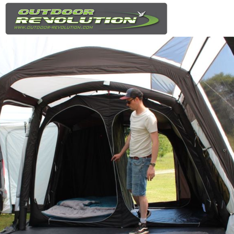 Outdoor Revolution clip in inner tent designed for 4 berths, showcasing spacious interior and durable fabric.