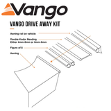 Vango Driveaway Kit 6MM x 6MM, 3-meter connection for tents, showcasing durable materials and versatile design.