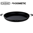 Cadac Dometic Paella Pan 50 showing a large, round, non-stick pan with handles, ideal for preparing paella dishes.