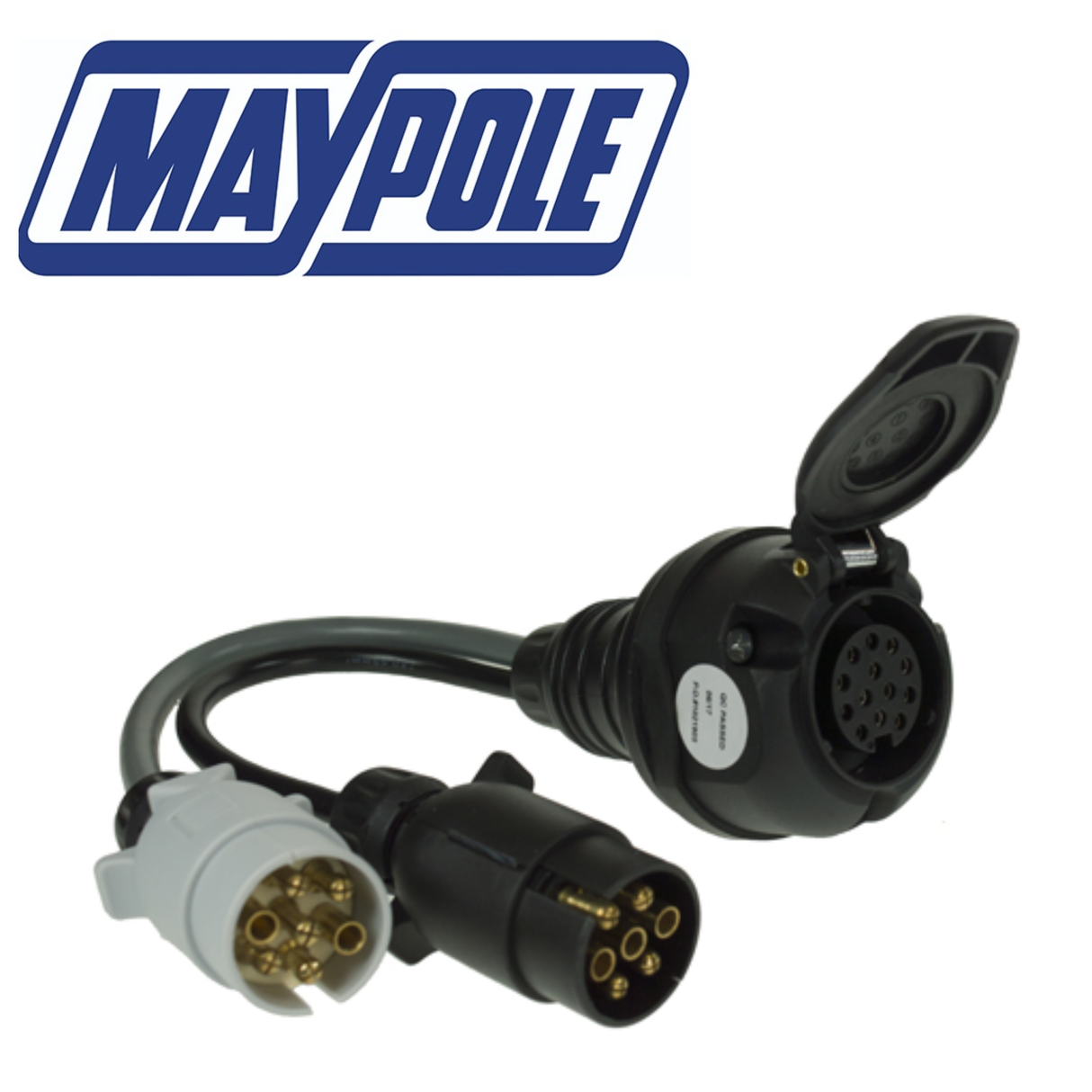 Maypole Conversion Adapter Lead  7 Pin 12N&S Vehicle to 13 Pin MP602