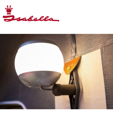 Isabella solar-powered light pole, model 60562, designed for outdoor solar lighting, shown in dark gray with mounting base.