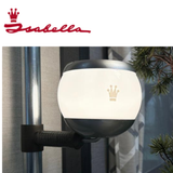 Isabella solar-driven light pole only, outdoor garden post with solar panel, black metal design for outdoor lighting installation