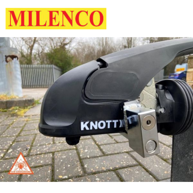 Milenco Compact Knott Stabilizer Head HitchLock 6712 with secure locking mechanism and durable design for towing stability.