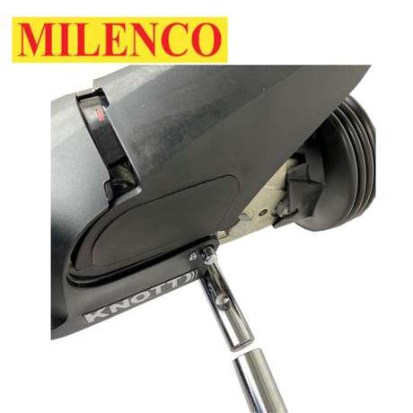 Milenco Compact Knott Stabilizer Head HitchLock, model KS 25/30/35, showcasing durable design and secure fitting.