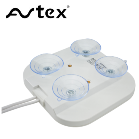 Avetex 4G Dual SIM Portable Internet Solution in white and black, showcasing compact design and connectivity features.