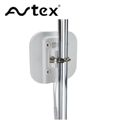 Avetex 4G Dual SIM Portable Internet Solution in white, showcasing sleek design and connectivity features.