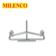 Milenco lightweight aluminium level with a storage bag, showcasing its sleek design and practical use for leveling.