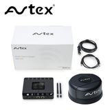 Avtex 5G WiFi 6 dual SIM router in black, showcasing sleek design and advanced connectivity features.