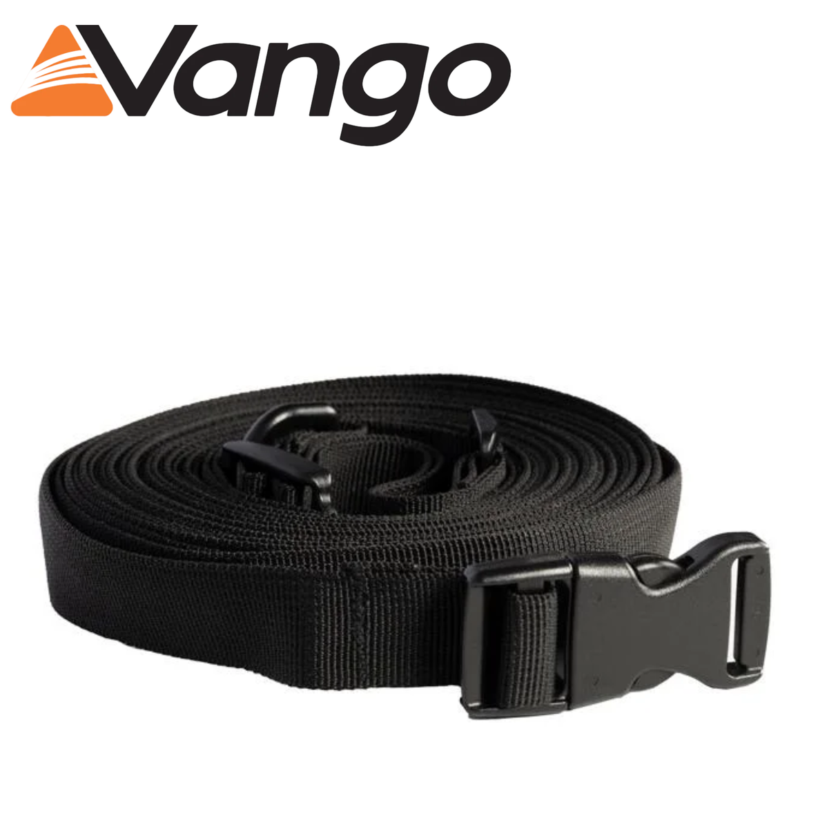Vango Spare Storm Straps 3.5m designed for DriveAway and 2021 onwards caravan awnings, showcasing durable straps and clips.