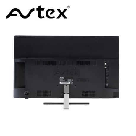Avtex 39" Smart HD TV AV390TS back view showcasing ports and sleek design.