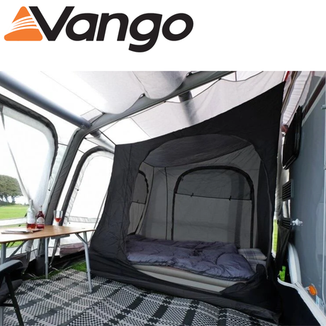 Vango Caravan Awning Bedroom BR002 featuring spacious interior and durable fabric, ideal for camping and outdoor use.