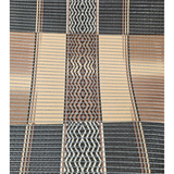 Black and brown cushioned non-slip shower mat by Cannock Caravan Accessories, designed for safety and comfort in the shower.