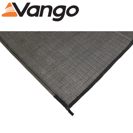 Vango Riviera 390 fitted carpet CP225 showcasing soft texture and tailored fit for enhanced comfort in outdoor living spaces.