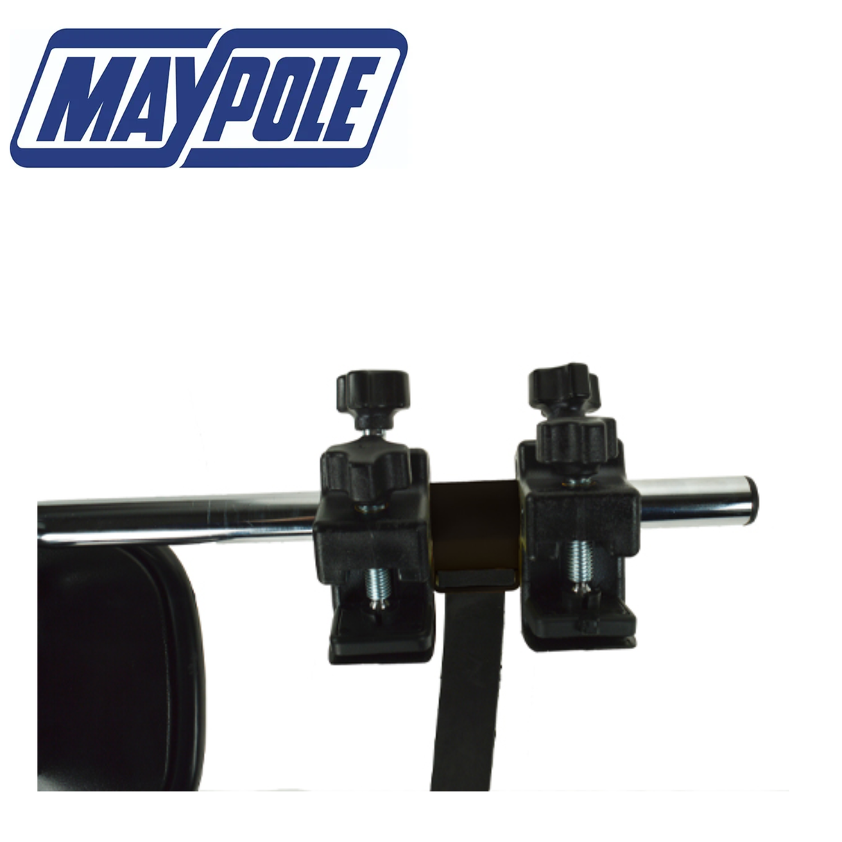 Maypole convex glass towing mirrors pair MP8329, showcasing a clear view with adjustable mounts for caravans.