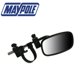 Maypole convex glass towing mirrors pair MP8329, showing clear reflective surfaces and adjustable mounting brackets.