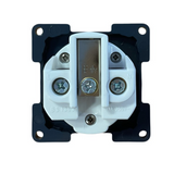 Grey Powerpart C-Line 13 Amp Socket with secure plug connection and safety features.