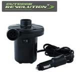 Outdoor Revolution 12V DC Electric Air Pump with a compact design, ideal for inflating outdoor gear and accessories.