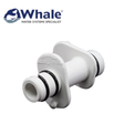 Whale AquaSource to Truma Crystal II adaptor EM9407, showcasing the compact design and connection points for easy installation.