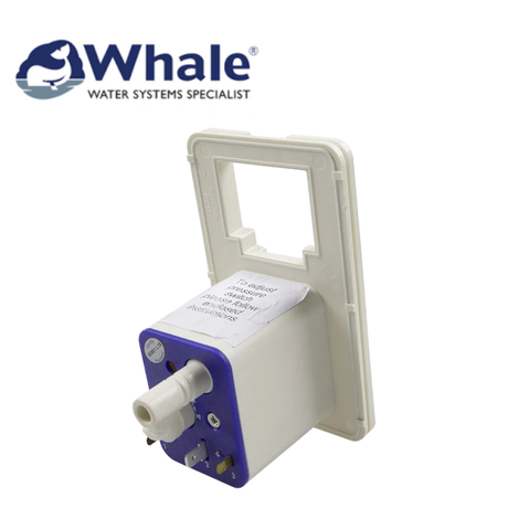 Whale Watermaster inlet socket with pressure switch, shown in the ES.png image, used for water system control and pressure regulation.