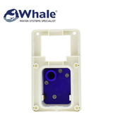 Whale Watermaster inlet socket with pressure switch, showing connection port and pressure control components in a close-up view.