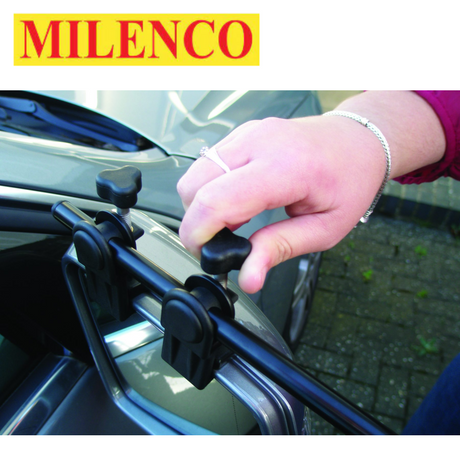 Milenco Falcon Mirror Twin Pack featuring two adjustable towing mirrors for improved visibility while driving.