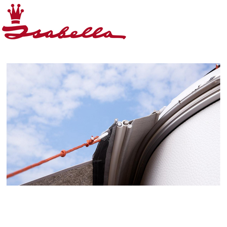 Isabella Freestander Kit for 3M or 4M tents, showcasing sturdy support poles and connectors for outdoor camping setup.