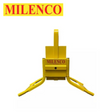 Milenco Original Wheelclamp in various sizes, showcasing the sturdy clamp design for securing vehicle wheels.