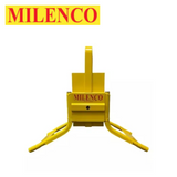Milenco Original Wheelclamp in various sizes, showcasing the sturdy clamp design for securing vehicle wheels.
