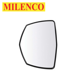 Milenco Falcon mirror replacement accessories displayed on a white background, showcasing various components and design details.