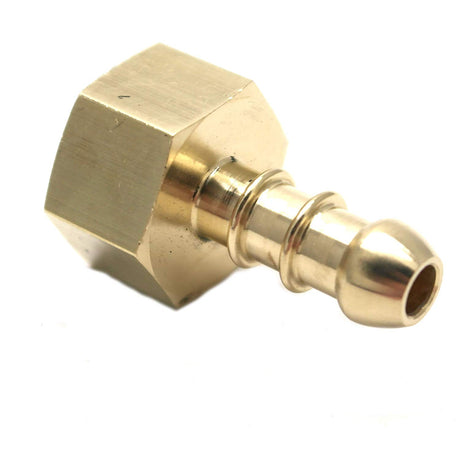 3/8-inch female gas fitting nozzle connector by Cannock Caravan Accessories, showing the metal nozzle with threaded connection.